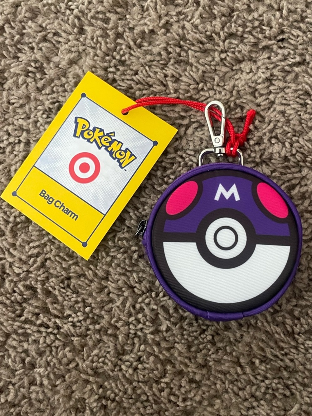 Pokemon Master Ball Bag Charm